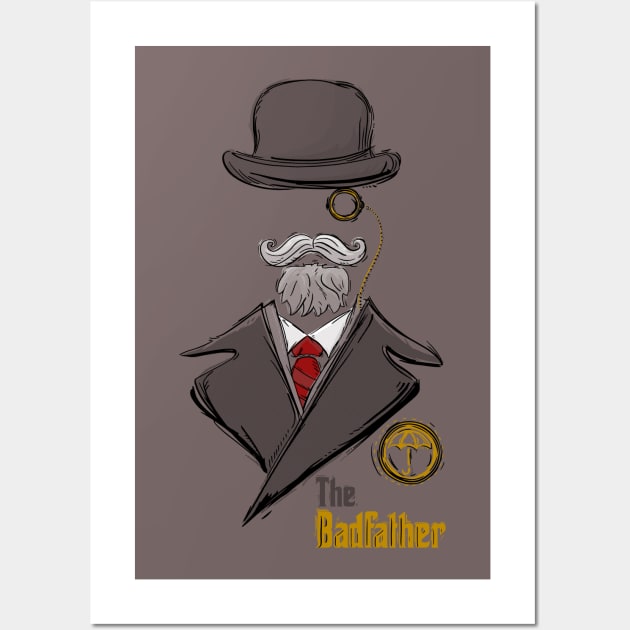 THE BADFATHER Wall Art by teesgeex